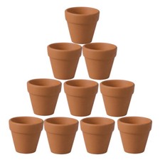 10Pcs Mini Terracotta Pot Clay