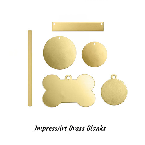 Brass jewellery stamping - brass,