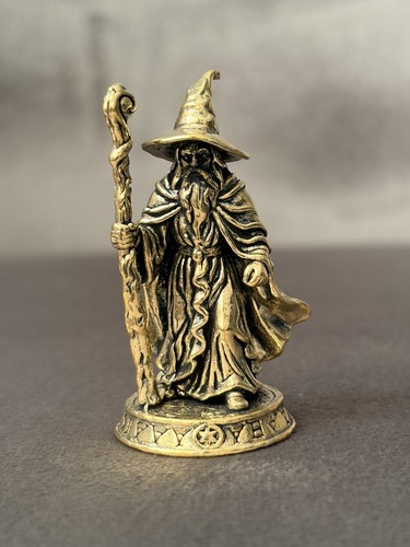 Merlin wizard solid brass - solid,