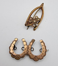 Antique Good Luck Brooches