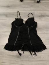 Vintage Ann Summers Black PVC