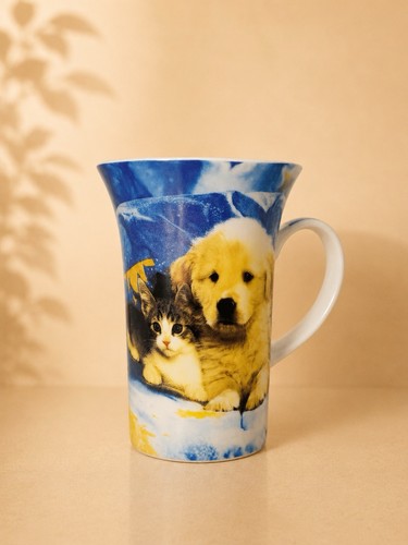 Aurora puppy kitten mug new - kitten,