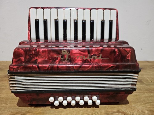 Vintage mini accordion made - vintage,