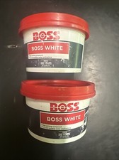 Boss White Jointing Compound 400g Tub for Hot & Cold Water (Non Potable) X 2