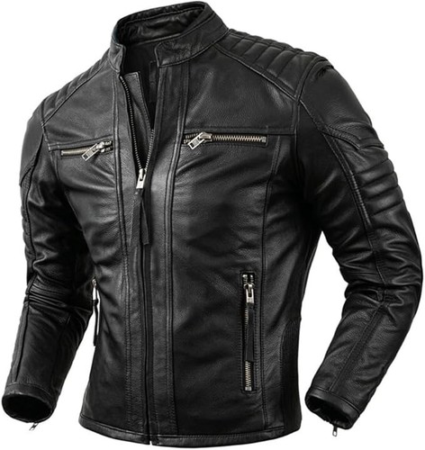 New men cafe racer - real, soft
