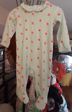 Cath Kidston Flower Pattern Bodysuit  3-6 Months Lovely Condition