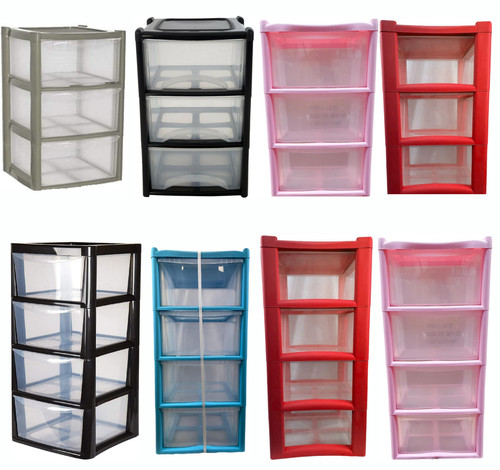 Plastic storage tower - and, 4