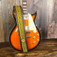 Handmade Psychedelic “The Janis Yellow Gold” 60s 70s Luxury Woodstock Guitar
