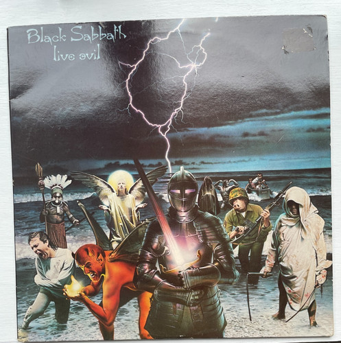 Black sabbath live evil double - black,