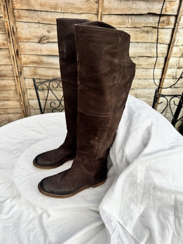 Toast brown suede leather - brown,