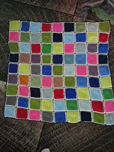 Granny square blanket - granny,