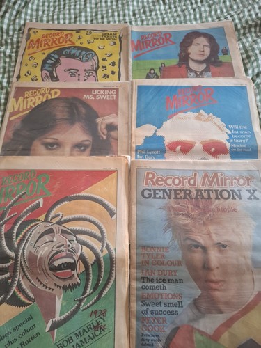 Record mirror magazines - x,