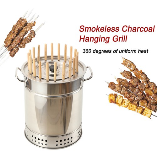 Bbq grill bucket with - with, vents