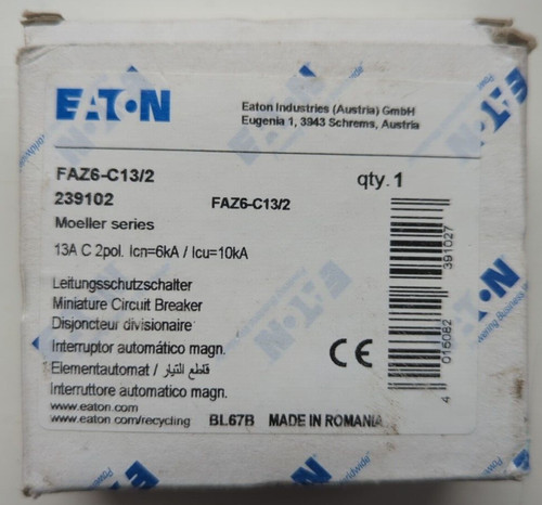 Eaton moeller faz6 c13 - eaton, mcb