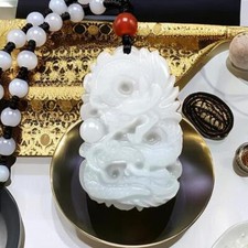 Real Jade Dragon Pendant