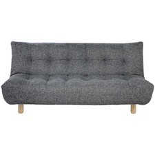 Habitat Kota Black and White Tweed fabric 3 seater sofa bed RRP £375