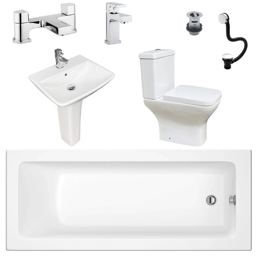 Complete bathroom suite 1800mm - complete,