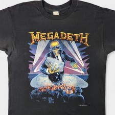 Vintage Megadeth Shirt Mens