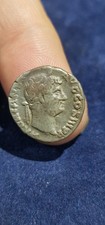 F Hadrian Silver Denarius