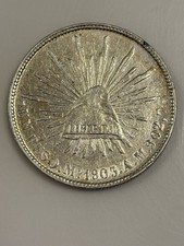 1903 Un Peso Mo Mexican Coin 