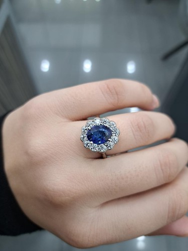 2ct tanzanite diamond - tanzanite,