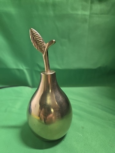 Vintage brass bell pear - brass,