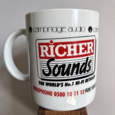 Richer Sounds I Love Hi-Fi Separates Mug Circa 1990s Cambridge Audio Mug / Cup
