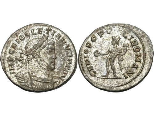 Diocletian follis london - diocletian,,
