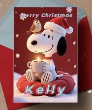 Personalised Santa Snoopy