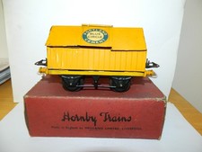 VINTAGE HORNBY O GAUGE PORTLAND BLUE CIRCLE CEMENT WAGON