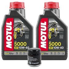 Motul 5000 10W40 Oil Change Aprilia Atlantic IE E3 250 2006-2008