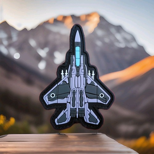 Pvc patch silhouette usaf - f-15,
