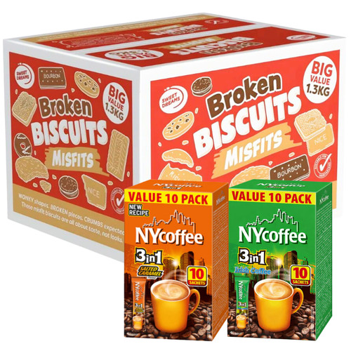Broken biscuits 3kg bundle - broken, 1.3kg