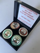 SOUTHAMPTON Football Club FC Badge LIMITED EDITION PLAY OFF WINNERS Pin Box Set