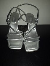 Women Silver Kitten Heels Next