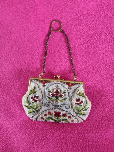 Vintage beaded evening purse - vintage,