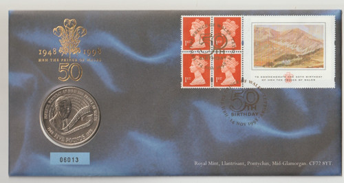 1998 5 coin - 14/11/1998, uk