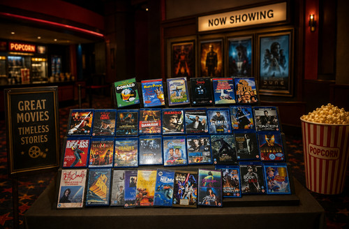 Job lot dvd and - lot, of