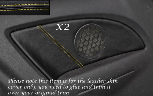 Yellow stitch rear door - 2x,