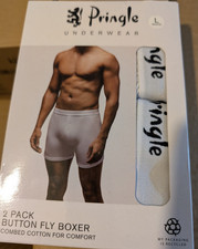 2x Pairs White Pringle Fly