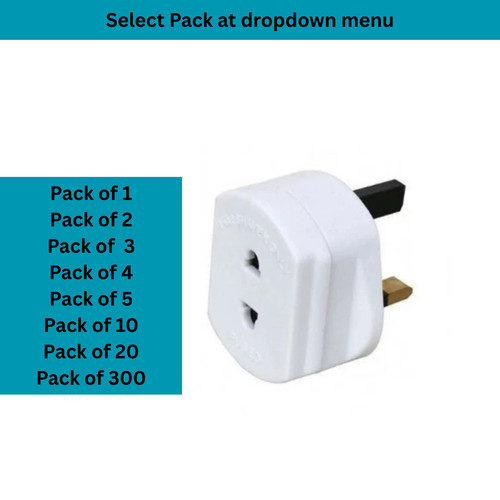 Pack shaver plug adaptor - shaver,