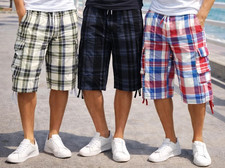 Mens 3/4 Three Quarter Shorts