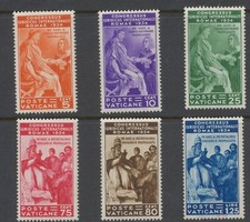 Vatican City Stamps: 1935 International Judicial Congress Rome SG41/6 CV £326.5