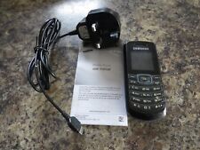 Samsung GT-E1080i Mobile Phone: charger & manual. BATTERY NOT INCLUDED. On EE
