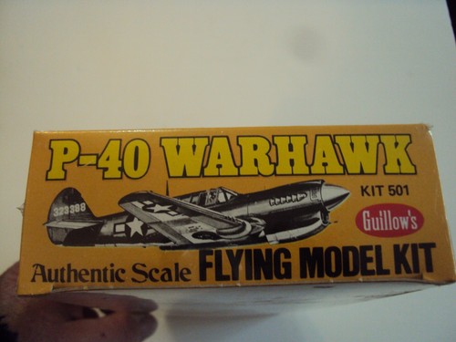 Sealed guillows curtiss - curtiss, p40