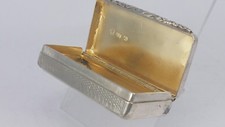 1842 Victorian silver snuff
