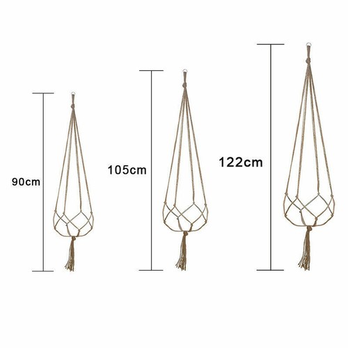 Macrame jute plant - jute, hanger