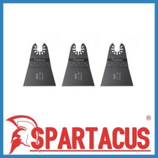 3 x Spartacus 68mm Oscillating Multi Tool Multitool Plunge Cutting Wood Blades