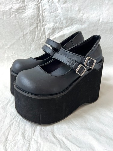 Demonia shoes kera platform - shoes, kera-08