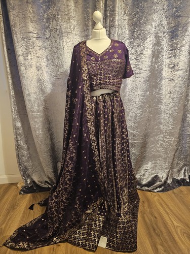 Designer purple lehenga choli - lehenga,